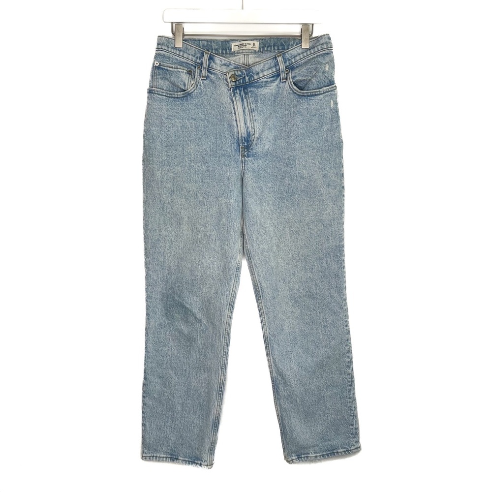 Abercrombie & Fitch Jeans The 90's Straight Ultra High Rise Blue